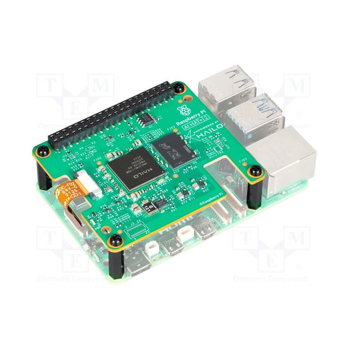 Placa de expansão Comp: Hailo 10H accelerator 56,7x65,1x5,5mm