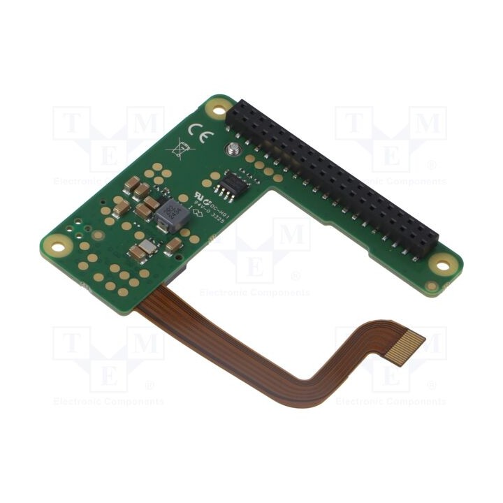 Placa de expansão Interface: PCIe 2.0 Raspberry Pi 5
