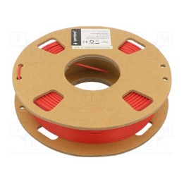 Filamento: PLA 1,75mm vermelho 190÷220°C 200g