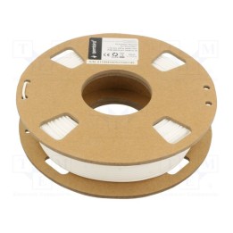 Filamento: PLA 1,75mm branca 190÷220°C 200g