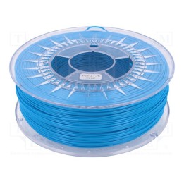 Filamento: PET-G Ø: 1,75mm azul 220÷250°C 1kg