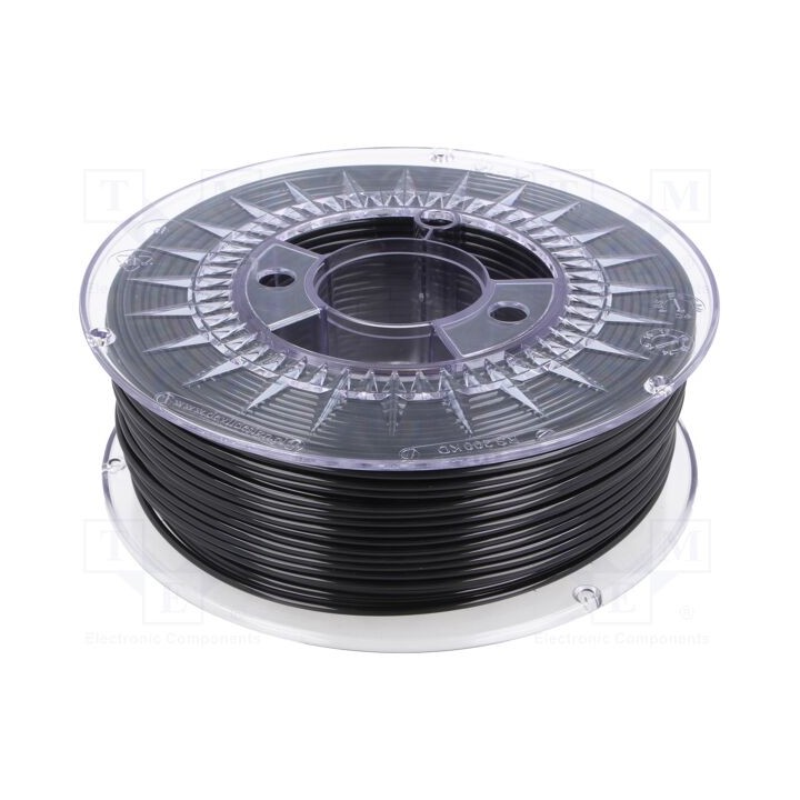 Filamento: PET-G Ø: 2,85mm preta 220÷250°C 1kg