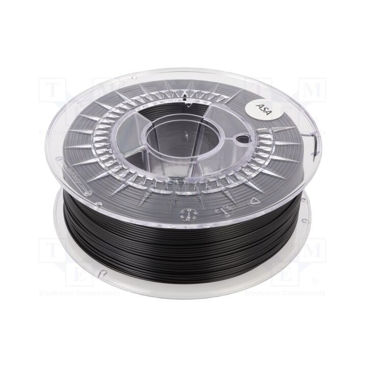 Filamento: ASA Ø: 1,75mm preta 230÷240°C 800g