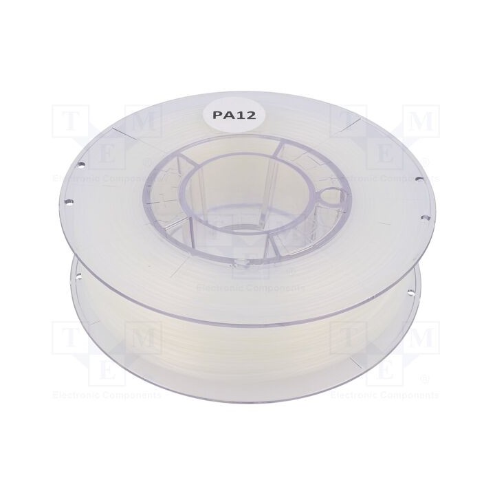 Filamento: PA12 Ø: 1,75mm natural 240÷270°C 330g