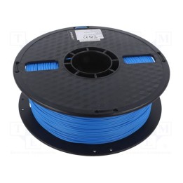Filamento: PLA 1,75mm azul 190÷220°C 1kg