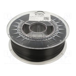 Filamento: PC/PBT 1,75mm preta 240÷260°C 1kg