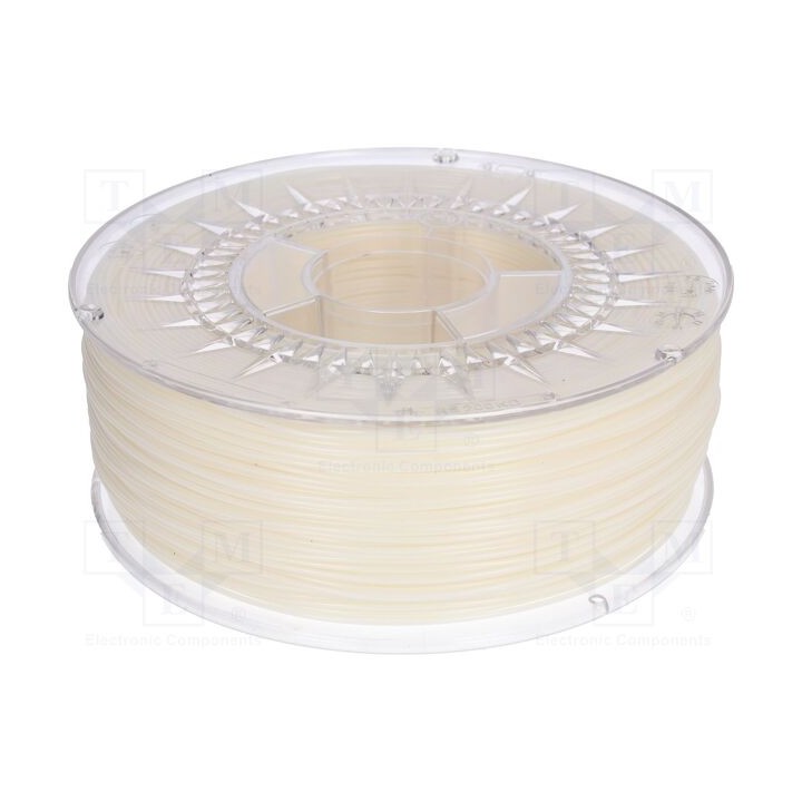 Filamento: ABS+ Ø: 1,75mm natural 230÷240°C 1kg