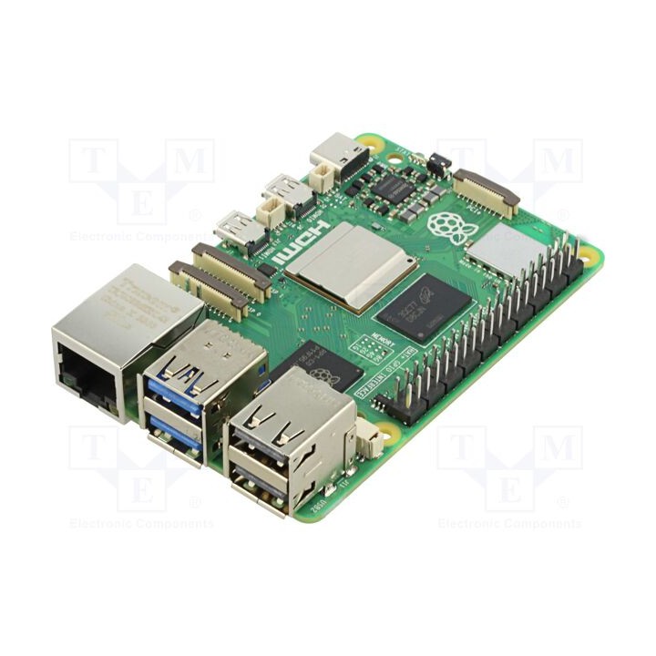 Computador monoplaca Raspberry Pi 5 2,4GHz BCM2712 8GBRAM
