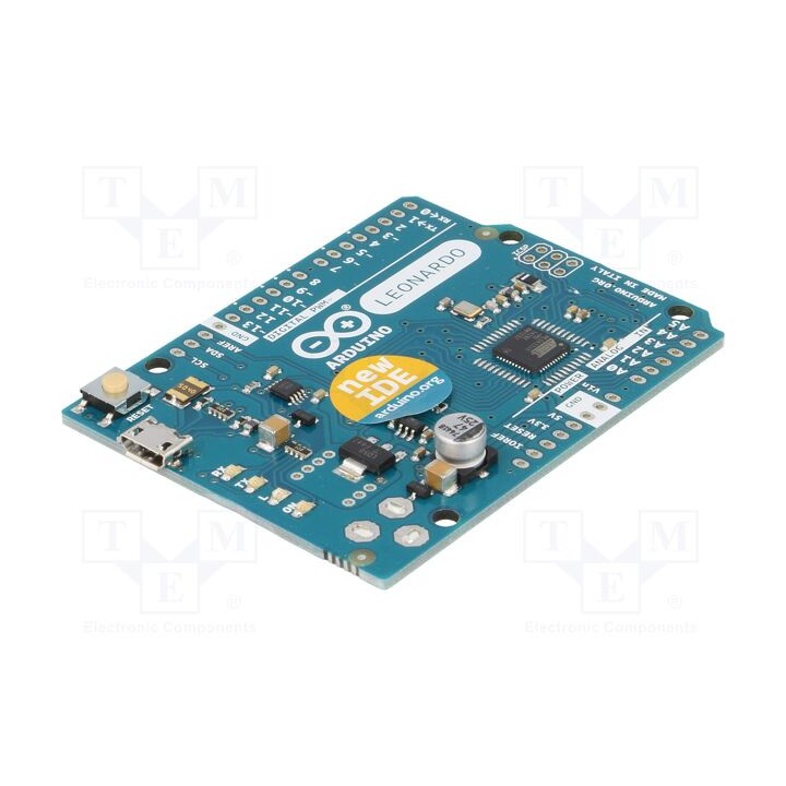 Kit de arranq: Arduino disco prototípico Comp: ATMEGA32U4