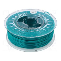Filamento: PET-G Ø: 1,75mm verde-esmeralda 220÷250°C 1kg