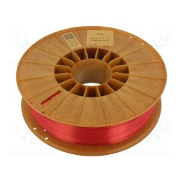 Filamento: PLA SILK 1,75mm vermelho 195÷225°C 800g