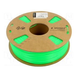 Filamento: ABS 1,75mm verde 225÷245°C 1kg