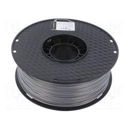 Filamento: ABS 1,75mm prateado 225÷245°C 1kg
