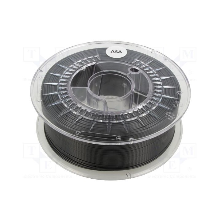 Filamento: ASA 1,75mm cinzento escuro 230÷240°C 800g solúvel