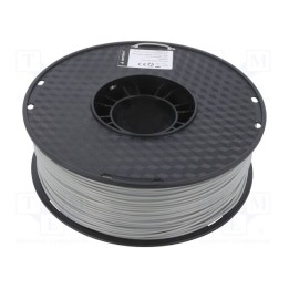 Filamento: ABS 1,75mm cinzenta 225÷245°C 1kg