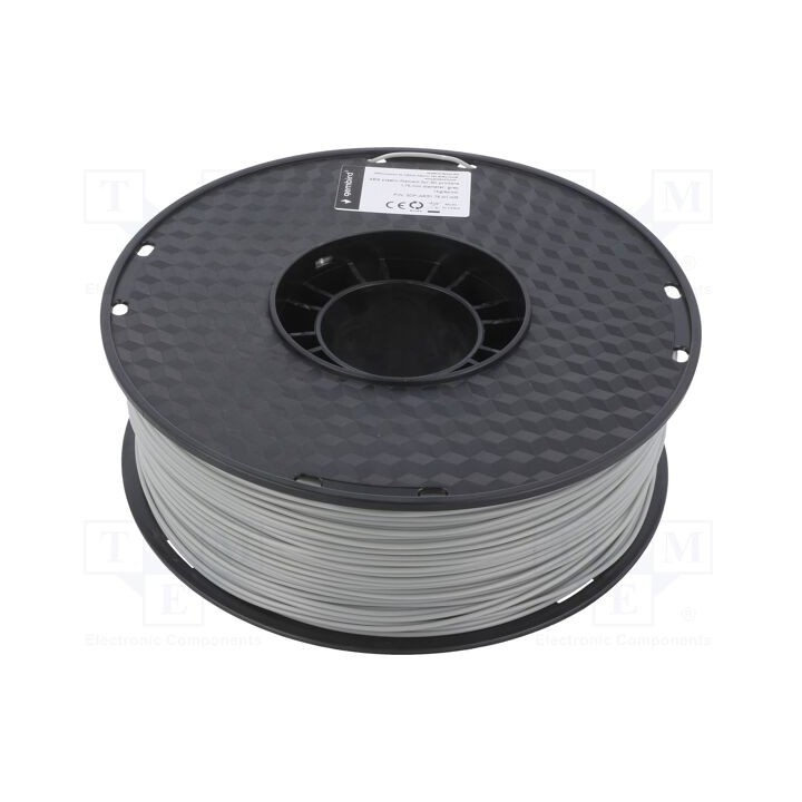 Filamento: ABS 1,75mm cinzenta 225÷245°C 1kg