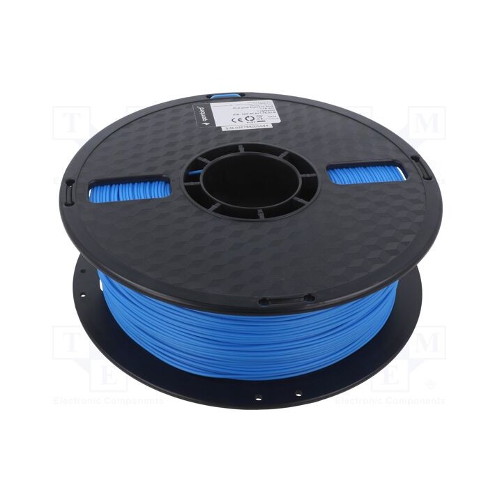 Filamento: PLA+ 1,75mm azul 195÷235°C 1kg