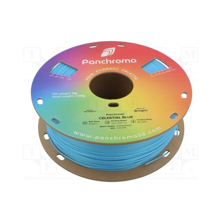 Filamento: PLA 1,75mm celestial blue 190÷230°C 1kg Panchroma™