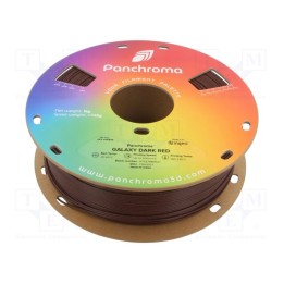 Filamento: PLA 1,75mm galaxy dark red 190÷230°C 1kg