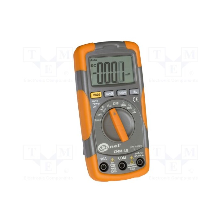 Multímetro digital LCD (5000) VDC: 0÷600V VAC: 0÷600V 0÷400MΩ