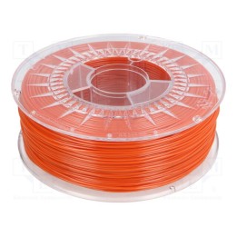 Filamento: PET-G Ø: 1,75mm cor de laranja (escuro) 220÷250°C