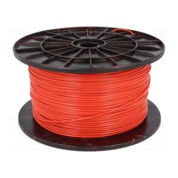 Filamento: PLA Ø: 1,75mm vermelho 200÷235°C 1kg