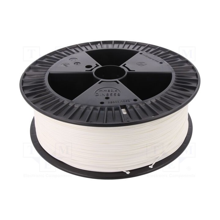 Filamento: PLA Ø: 1,75mm branca 200÷235°C 2kg