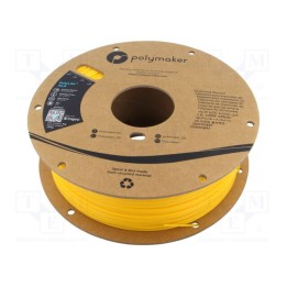 Filamento: PLA 1,75mm amarelo 190÷230°C 1kg Temp.da mesa: 45°C
