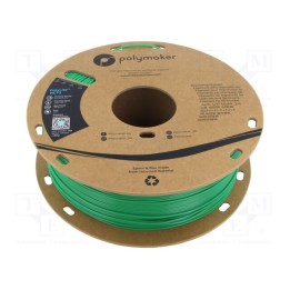 Filamento: PET-G 1,75mm verde 230÷240°C 1kg PolyLite™