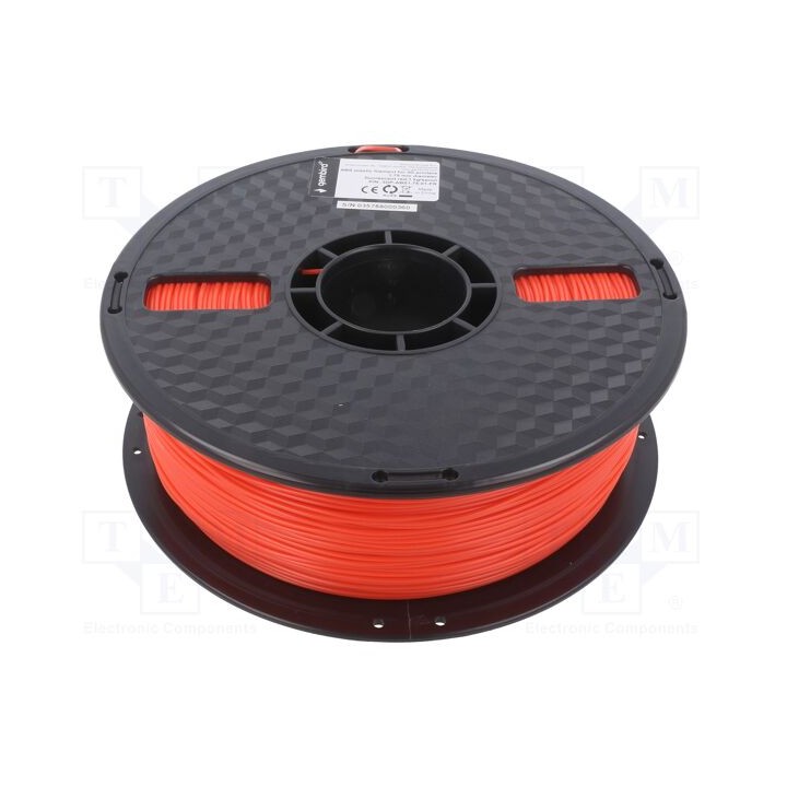 Filament: ABS 1.75mm bright red 225÷245°C 1kg