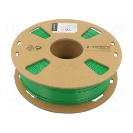 Filamento: PET-G 1,75mm verde 220÷260°C 1kg