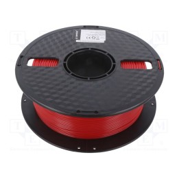 Filamento: PET-G 1,75mm vermelho 220÷260°C 1kg