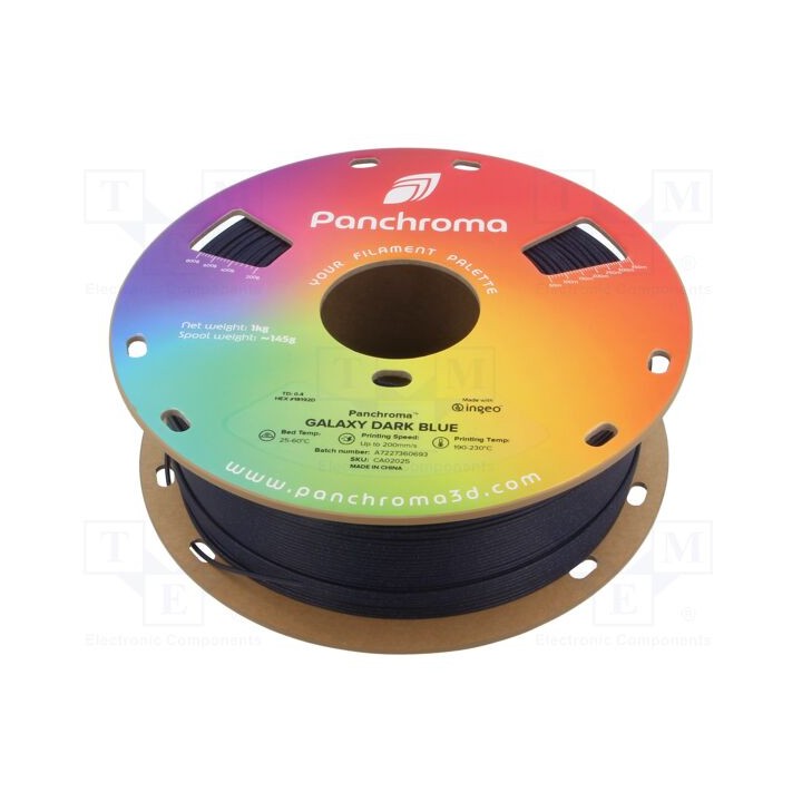 Filamento: PLA 1,75mm galaxy dark blue 190÷230°C 1kg