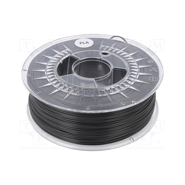 Filamento: PLA Ø: 1,75mm cinzento escuro 200÷235°C 1kg