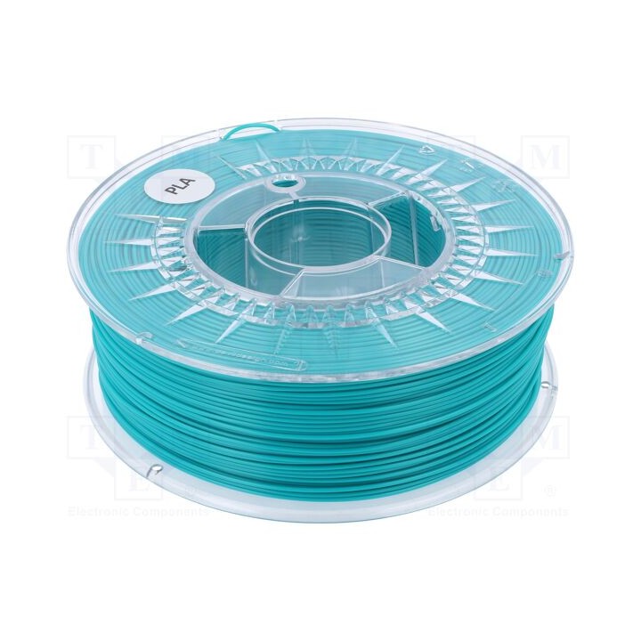 Filamento: PLA Ø: 1,75mm verde-esmeralda 200÷235°C 1kg