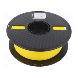 Filamento: PLA 1,75mm amarelo 190÷220°C 1kg