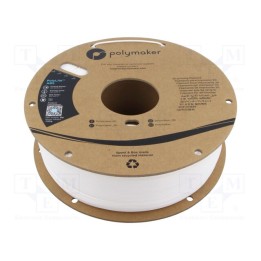 Filamento: ABS 1,75mm branca 245÷265°C 1kg PolyLite™