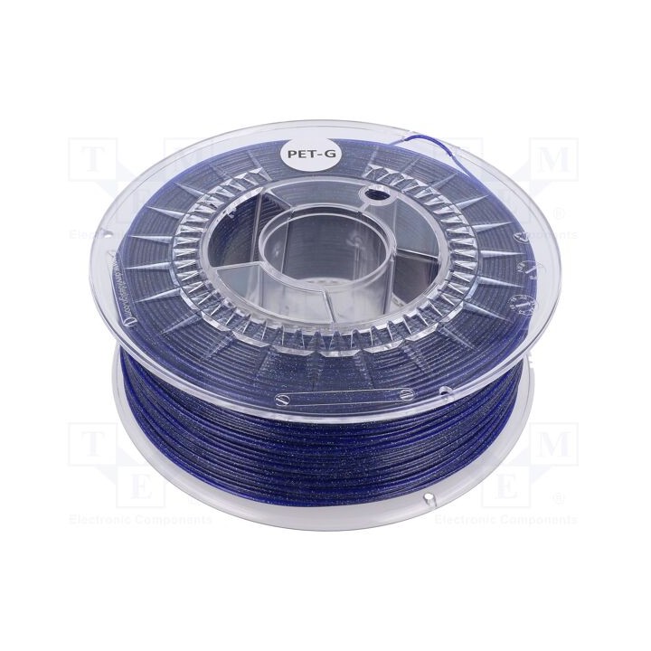 Filamento: PET-G Ø: 1,75mm azul 220÷250°C 1kg