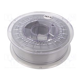 Filamento: PET-G Ø: 1,75mm cinzento claro 220÷250°C 1kg