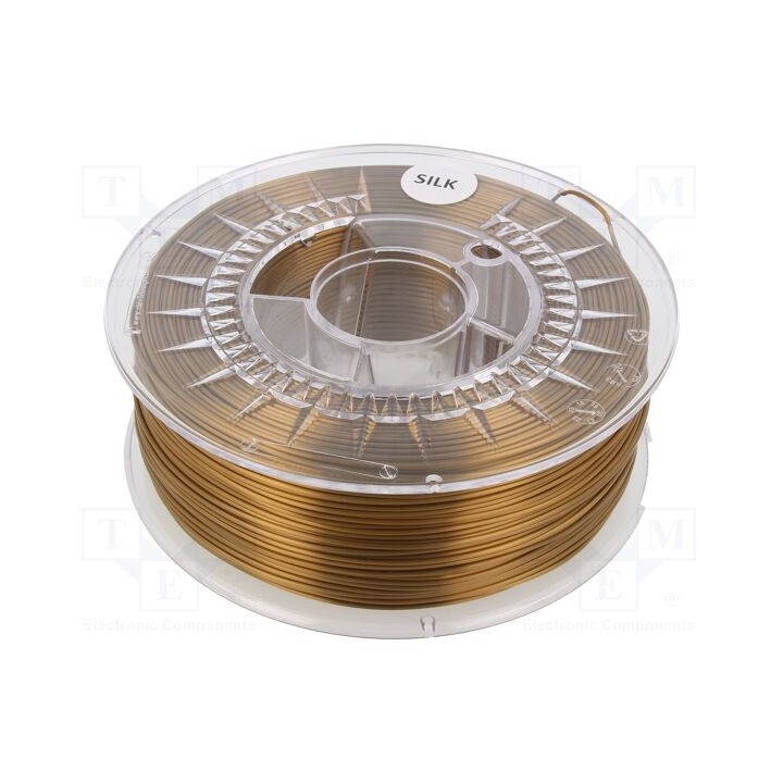 Filamento: SILK Ø: 1,75mm bronze 225÷245°C 1kg