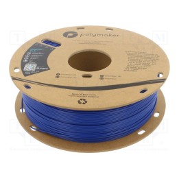 Filamento: PLA 1,75mm azul 190÷230°C 1kg Temp.da mesa: 45°C