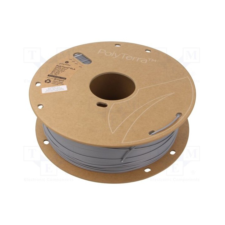 Filamento: PLA 1,75mm fossil grey 190÷230°C 1kg PolyTerra™
