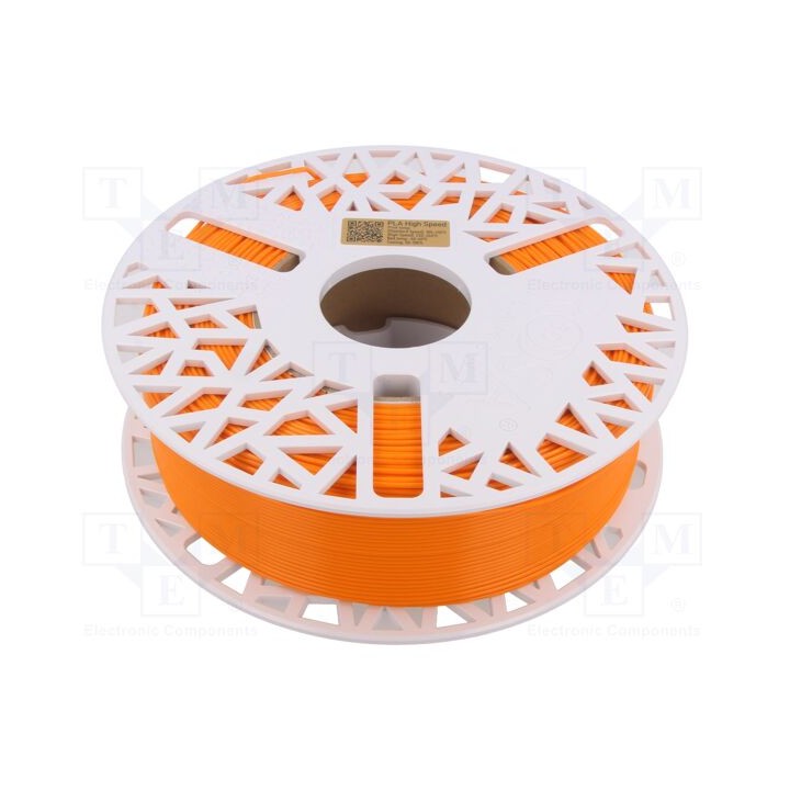 Filamento: PLA High Speed 1,75mm laranja 180÷240°C 1kg