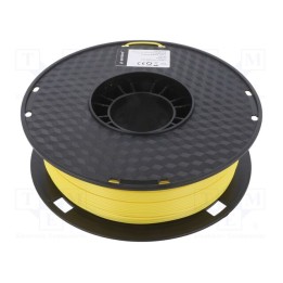 Filamento: PLA+ 1,75mm amarelo 195÷235°C 1kg