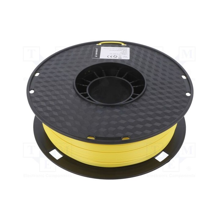 Filamento: PLA+ 1,75mm amarelo 195÷235°C 1kg