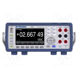 Multímetro de mesa LCD 4,3" 6,5 dígitos (2000000) rack 30VA