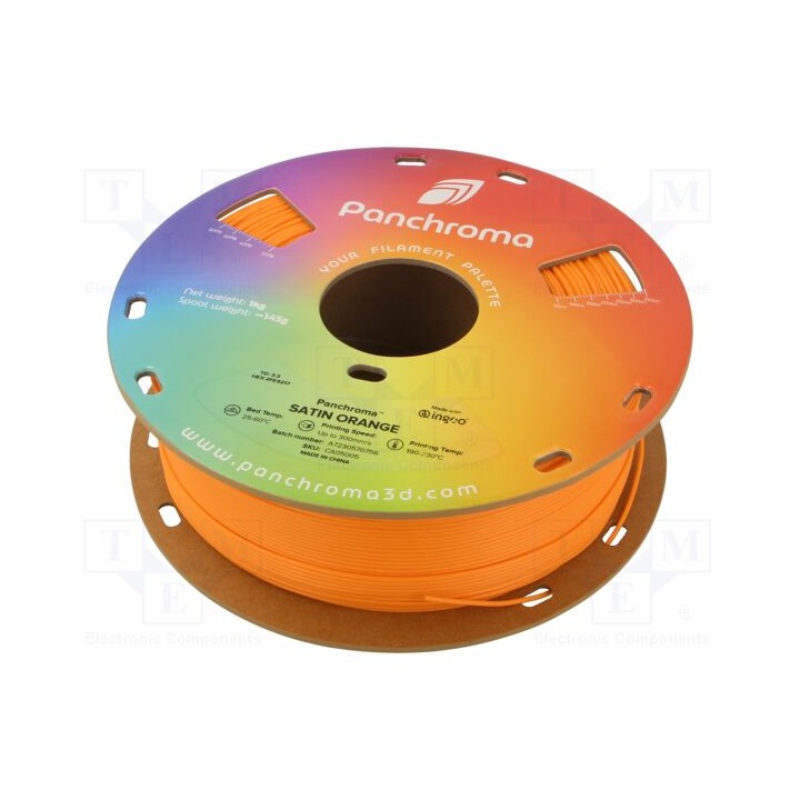 Filamento: PLA 1,75mm satin orange 190÷230°C 1kg Panchroma™
