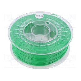 Filamento: PET-G Ø: 1,75mm verde claro 220÷250°C 1kg