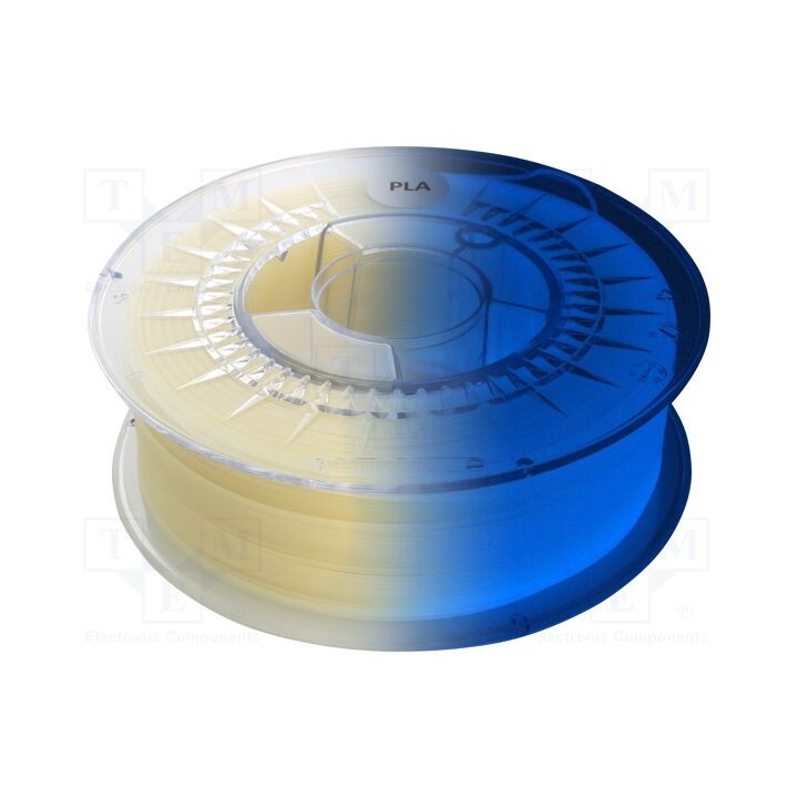 Filamento: PLA Ø: 1,75mm azul escuro 200÷235°C 1kg