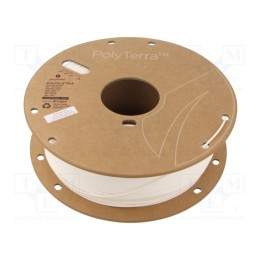 Filamento: PLA 1,75mm cotton white 190÷230°C 1kg PolyTerra™
